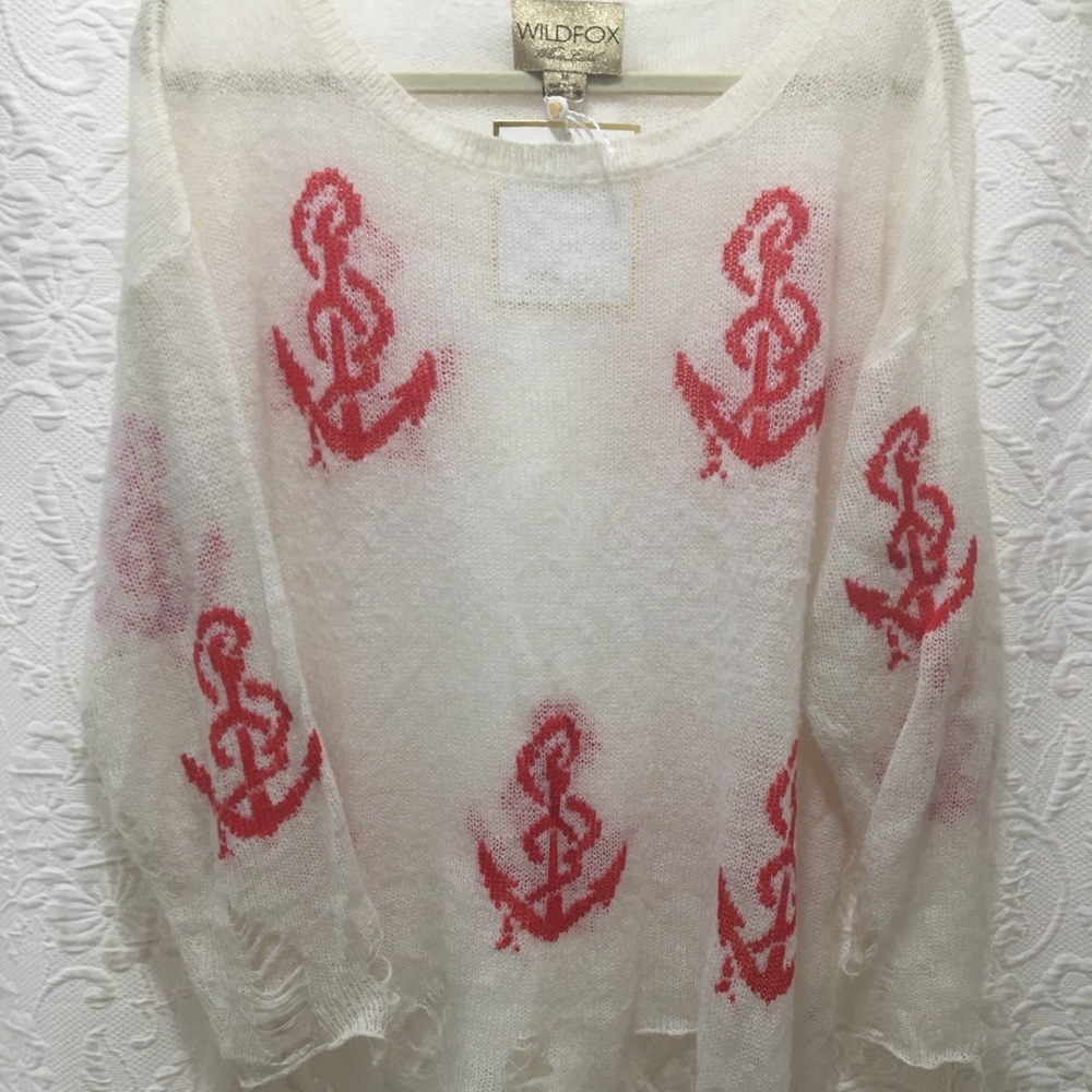 Wildfox Lennon anchor sweater - M